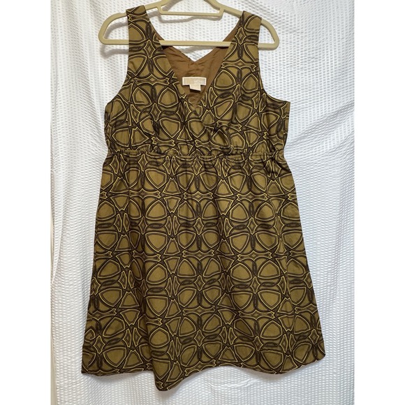 Michael Kors Geometric Tank Dress Size XL;‎ See Measurements - Picture 1 of 4